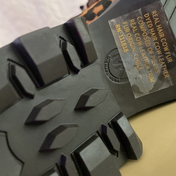 Khloe printed haircalf combat boot by Michael Kors - Picture 5 of 5